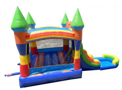 Screenshot202023 09 0820085930 1700491126 Rainbow Castle Smiley Face Bounce House Slide Combo Rental