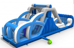 38 ft Wave Obstacle Course Wet/Dry Water Slide