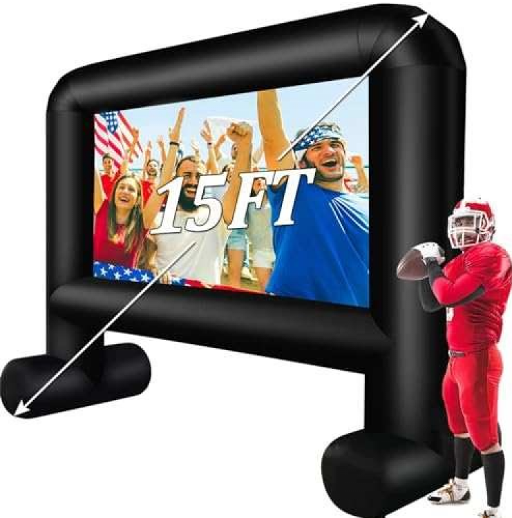 15ft Inflatable Outdoor Projector Movie Screen
