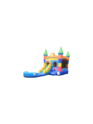 d8541d5e 3601 4a5d b2b9 038578cce460 1 all 9818 1785119175 Rainbow Dual Water Slide Bounce House Combo Crossover Wet/Dr